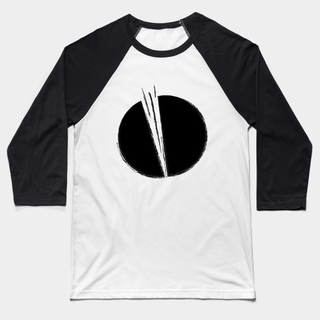 Cut straight through Baseball T-Shirt by Zias